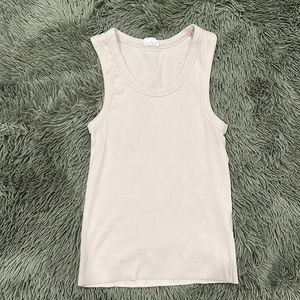 Cream Tank top